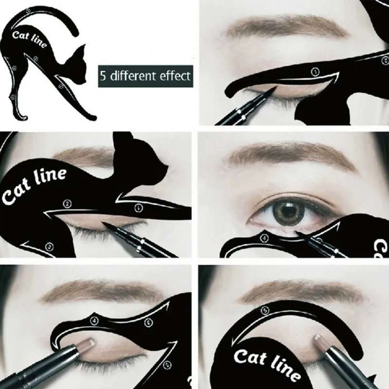 Eye Makeup Tool Eye Template Shaper Model Easy To Make Up Cat Line Stencils Eyeliner Card Cat Line Eyeliner Stencils Black Pro
Eye Makeup Tool Eye Template Shaper Model Easy To Make Up Cat Line Stencils Eyeliner Card Cat Line Eyeliner Stencils Black Pro