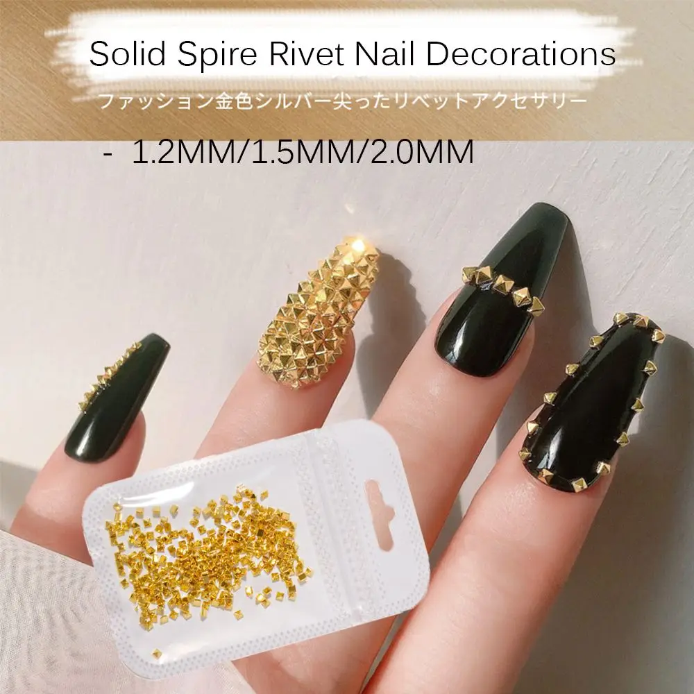 200Pcs/Bag Jewelry Accessories 3D Nail Decor Manicure Nail Art Metal Punk Solid Spire Rivet Gold Silver
200Pcs/Bag Jewelry Accessories 3D Nail Decor Manicure Nail Art Metal Punk Solid Spire Rivet Gold Silver