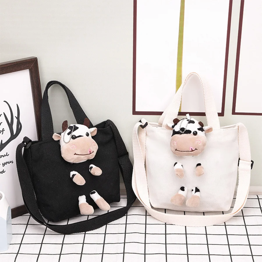 Large Capacity Canvas Tote Bag Kawaii Harajuku Handbag Fashion Spotted Cow Messenger Bag Daily Schoolgirl Shoulder Crossbody Bag
Large Capacity Canvas Tote Bag Kawaii Harajuku Handbag Fashion Spotted Cow Messenger Bag Daily Schoolgirl Shoulder Crossbody Bag
