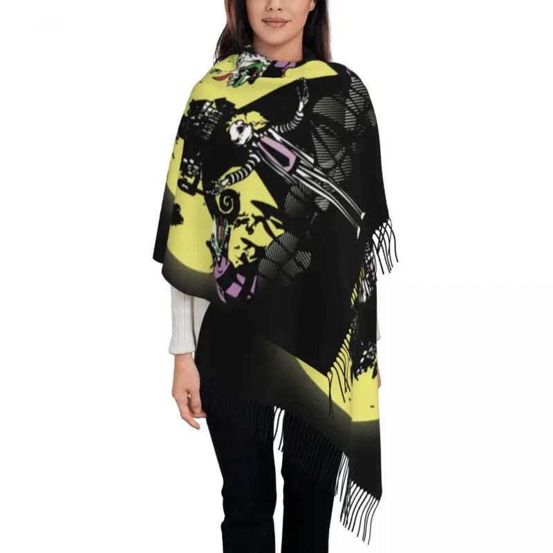 Bettlejack Revisited Scarf Women Men Fashion Winter Fall Wrap Shawl Tim Burton Beetlejuice Tassel Wraps
Bettlejack Revisited Scarf Women Men Fashion Winter Fall Wrap Shawl Tim Burton Beetlejuice Tassel Wraps