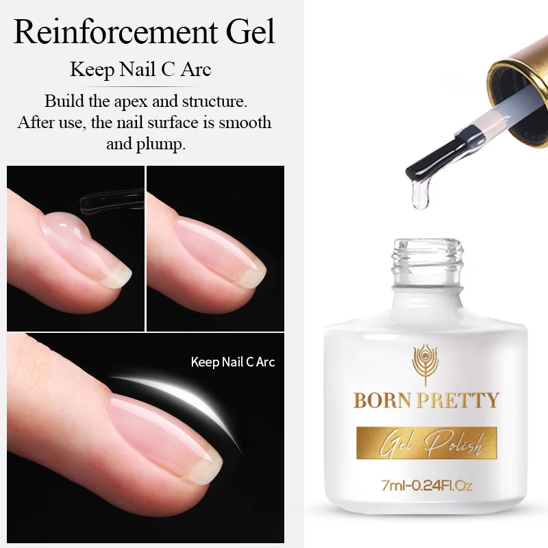 BORN PRETTY Reinforcement Gel Nail Polish Base No Wipe Top Coat Long Lasting Quick Extension Gel Soak Off Nail Art Manicure
BORN PRETTY Reinforcement Gel Nail Polish Base No Wipe Top Coat Long Lasting Quick Extension Gel Soak Off Nail Art Manicure