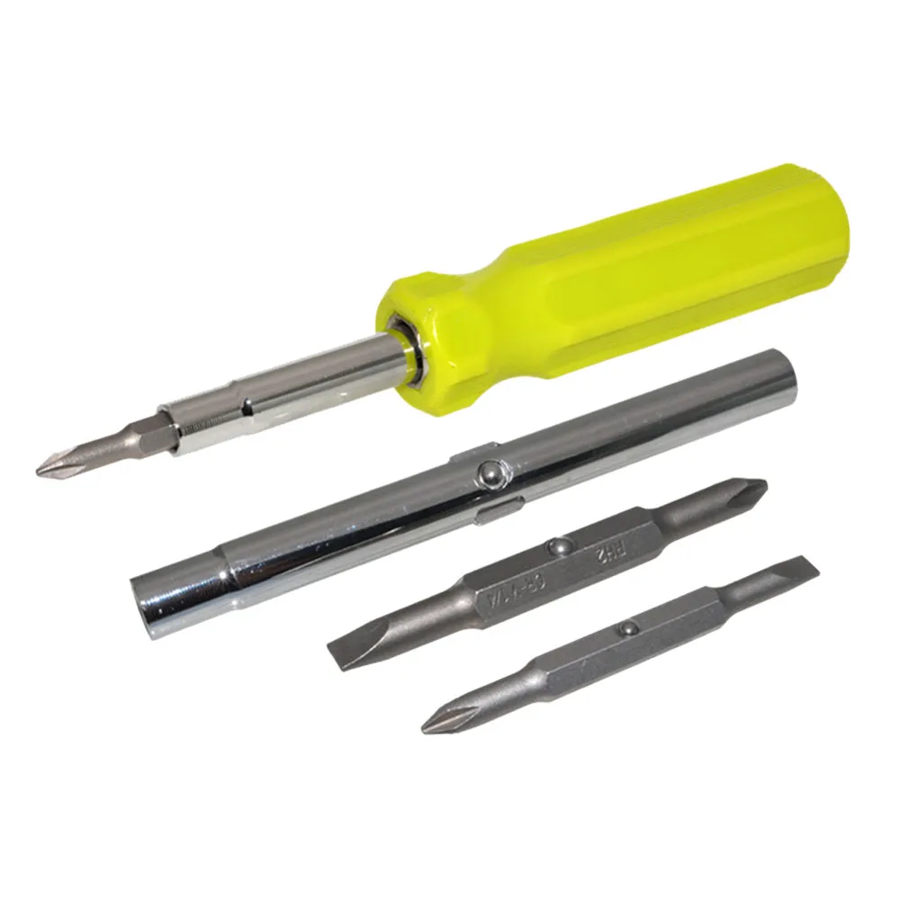 1PC Multi-function Slotted Cross Screwdriver Replaceable Screwdriver Repair Tool Hand Tools Workshop Equipment Nutdrivers
1PC Multi-function Slotted Cross Screwdriver Replaceable Screwdriver Repair Tool Hand Tools Workshop Equipment Nutdrivers