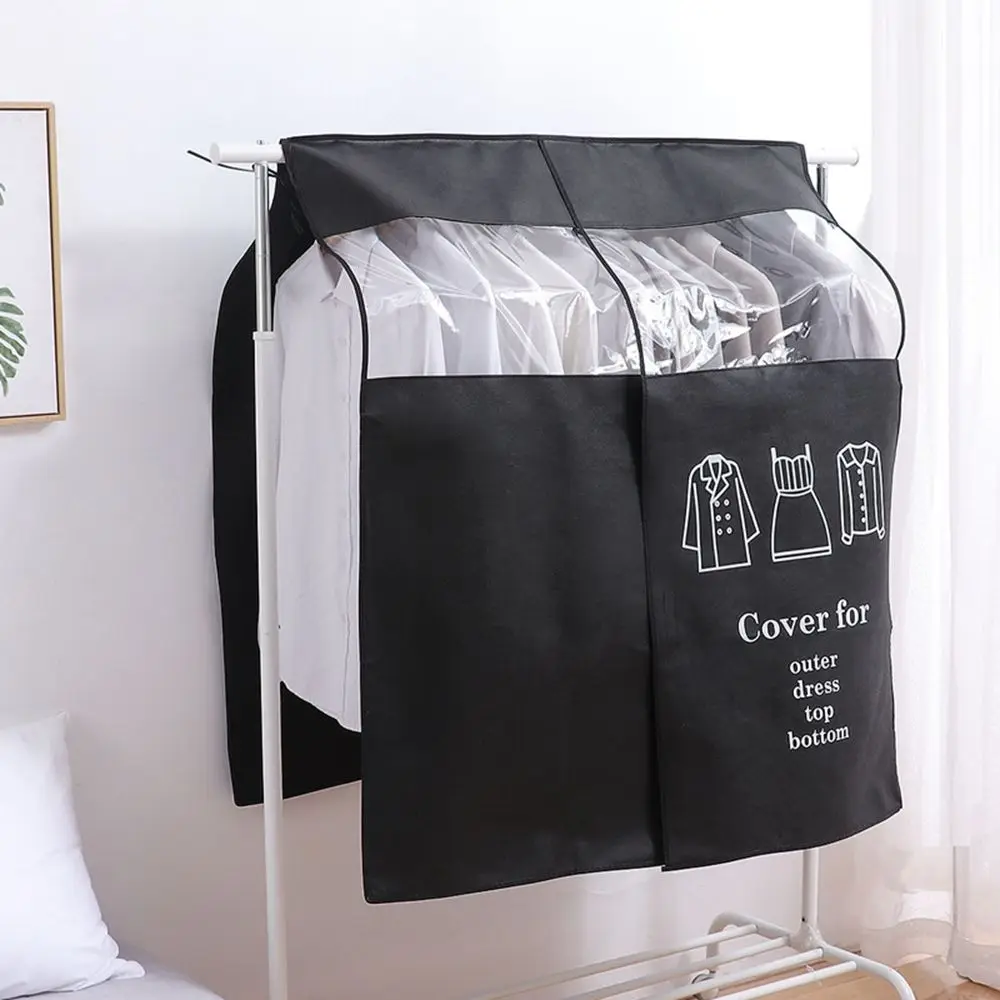 Portable Hanging Suit Bag Garment Coat Dress Dust Covers Clothing Cover Clothes Organizer Storage Bags
Portable Hanging Suit Bag Garment Coat Dress Dust Covers Clothing Cover Clothes Organizer Storage Bags