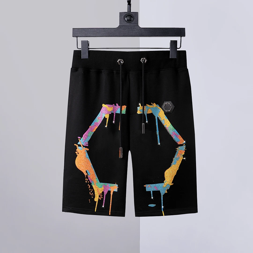 Shorts Men's pure cotton geometric pattern melting diamond fitting shorts fashion trend summer hip-hop breathable Europe and
Shorts Men's pure cotton geometric pattern melting diamond fitting shorts fashion trend summer hip-hop breathable Europe and
