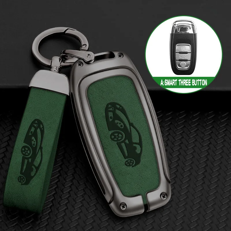 Alloy Leather Car Key Case Cover Shell For Audi A1 A3 A4 A5 A6 A7 Quattro Q3 Q5 Q7 2009 2010 2011 2012 2013 2014 2015 Accessorie
Alloy Leather Car Key Case Cover Shell For Audi A1 A3 A4 A5 A6 A7 Quattro Q3 Q5 Q7 2009 2010 2011 2012 2013 2014 2015 Accessorie