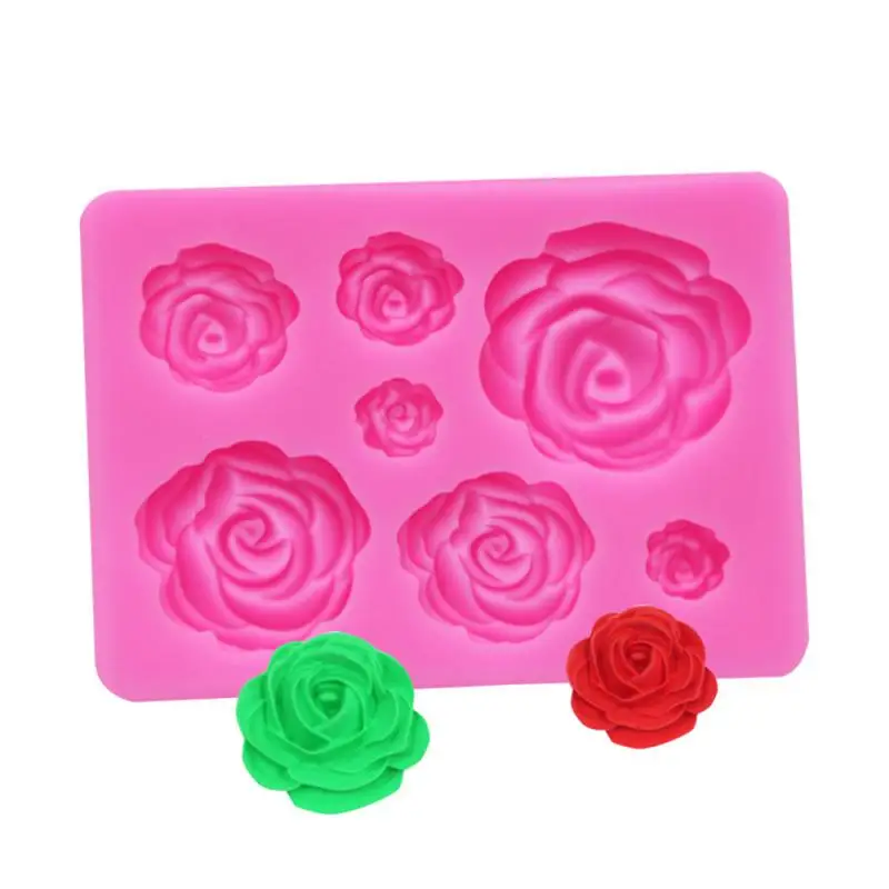 Kitchen Accessories Rose Flowers Shaped Fondant Silicone Mold Craft Chocolate Baking Mold Cake Decorating Tools Pastry Bakeware
Kitchen Accessories Rose Flowers Shaped Fondant Silicone Mold Craft Chocolate Baking Mold Cake Decorating Tools Pastry Bakeware