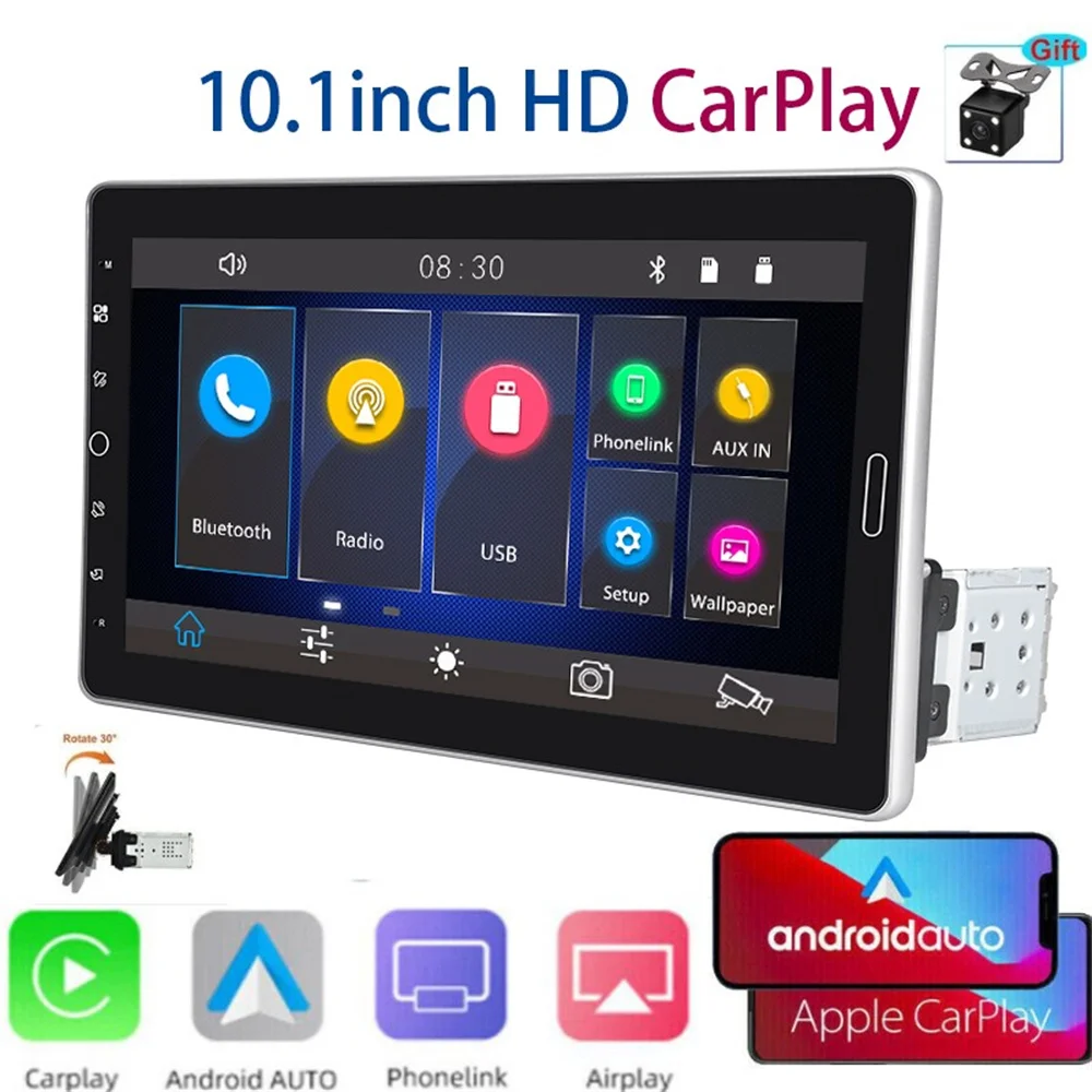 Car Stereo Radio 10.1'' Touch Screen Carplay Universal Car Multimedia Player With BT FM Radio Receiver Car MP5 Player
Car Stereo Radio 10.1'' Touch Screen Carplay Universal Car Multimedia Player With BT FM Radio Receiver Car MP5 Player