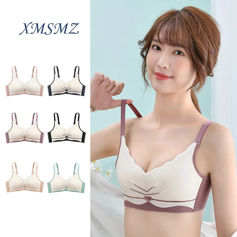 XMSMZ New Underwear Women's Small Chest Gathered Breasts wWithout Steel Ring Adjustable Side Breast Bra
XMSMZ New Underwear Women's Small Chest Gathered Breasts wWithout Steel Ring Adjustable Side Breast Bra