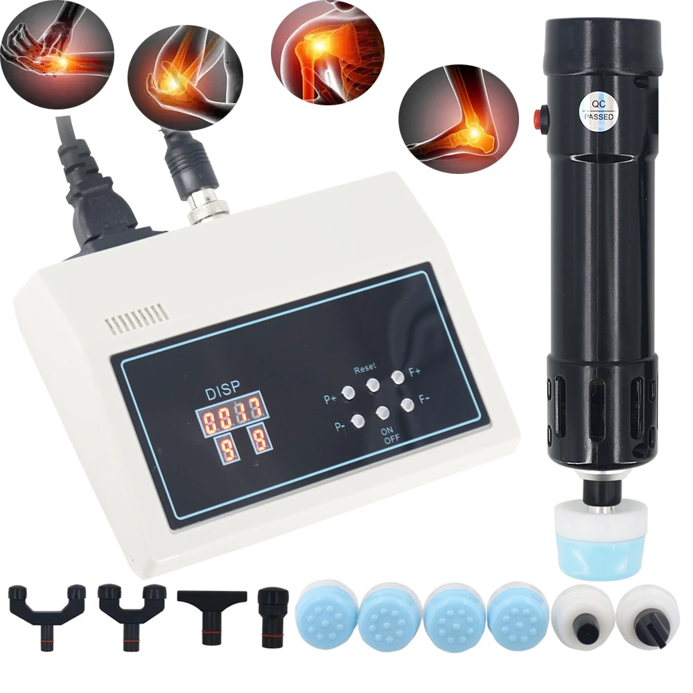 ED Shockwave Therapy Machine for Effective Joint Pain Relief Muscle Massage 2 In 1 Shock Wave Chiropractic Gun Portable Massager
ED Shockwave Therapy Machine for Effective Joint Pain Relief Muscle Massage 2 In 1 Shock Wave Chiropractic Gun Portable Massager