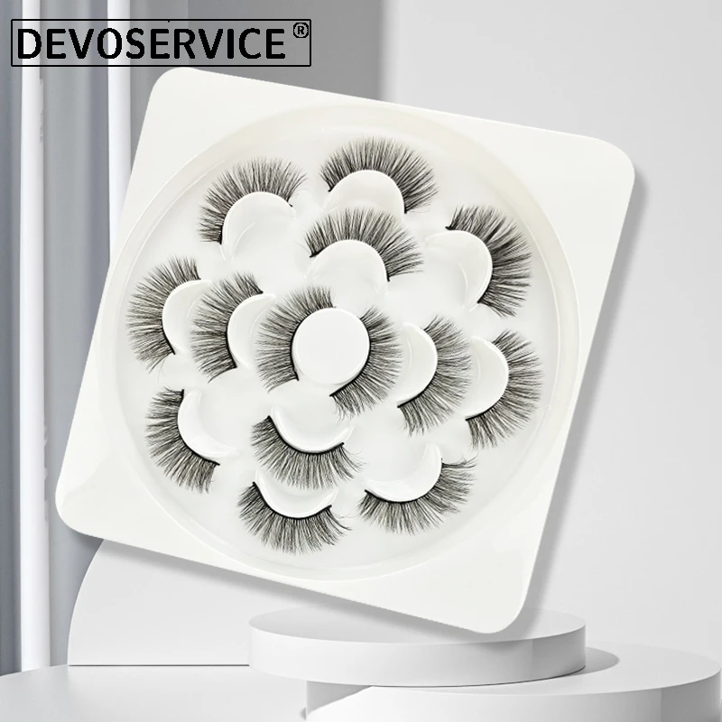 DEVOSERVICE 7 Pairs 3D Faux Mink Lashes Winged Natural Fluffy Soft Cat Eye False Eyelashes Extension Makeup Wholesale Maquillage
DEVOSERVICE 7 Pairs 3D Faux Mink Lashes Winged Natural Fluffy Soft Cat Eye False Eyelashes Extension Makeup Wholesale Maquillage