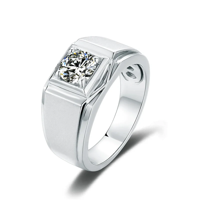 ZOCA Genuine D Color Moissanite Diamond Ring Men's 925 Sterling Silver 1ct Personality Men's Ring Engagement Ring Men's Trendy
ZOCA Genuine D Color Moissanite Diamond Ring Men's 925 Sterling Silver 1ct Personality Men's Ring Engagement Ring Men's Trendy