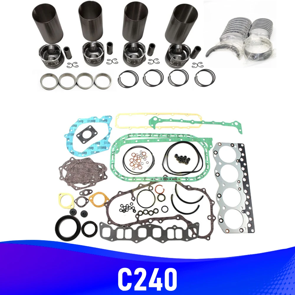 C240 Overhual Rebuild Kit For Isuzu Engine TCM HYSTER H25-35XL H40-60XL FORKLIFT Auto Parts 
C240 Overhual Rebuild Kit For Isuzu Engine TCM HYSTER H25-35XL H40-60XL FORKLIFT Auto Parts