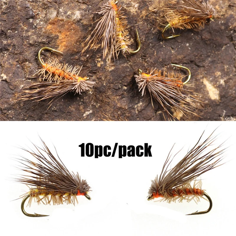 10PCS Deer Hair Dry Trout Fly Fly Fishing Lures Sea Bass Trout Fishing Fly Floating Bait pesca accesorios mar carpfishing vissen
10PCS Deer Hair Dry Trout Fly Fly Fishing Lures Sea Bass Trout Fishing Fly Floating Bait pesca accesorios mar carpfishing vissen