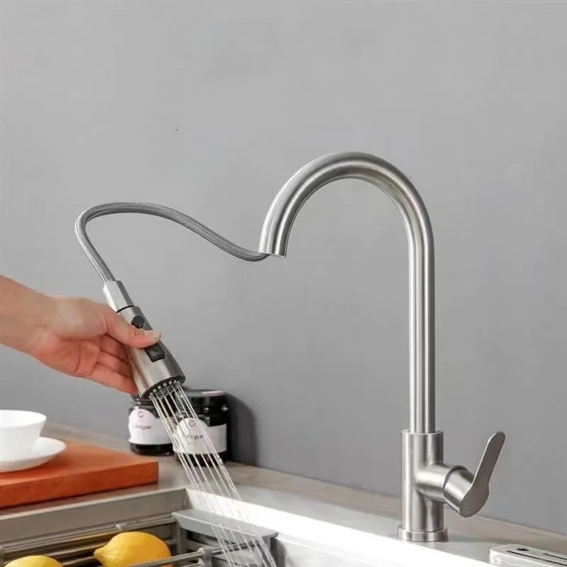 DQOK Смеситель для кухни из нержавеющей стали
DQOK Смеситель для кухни из нержавеющей стали