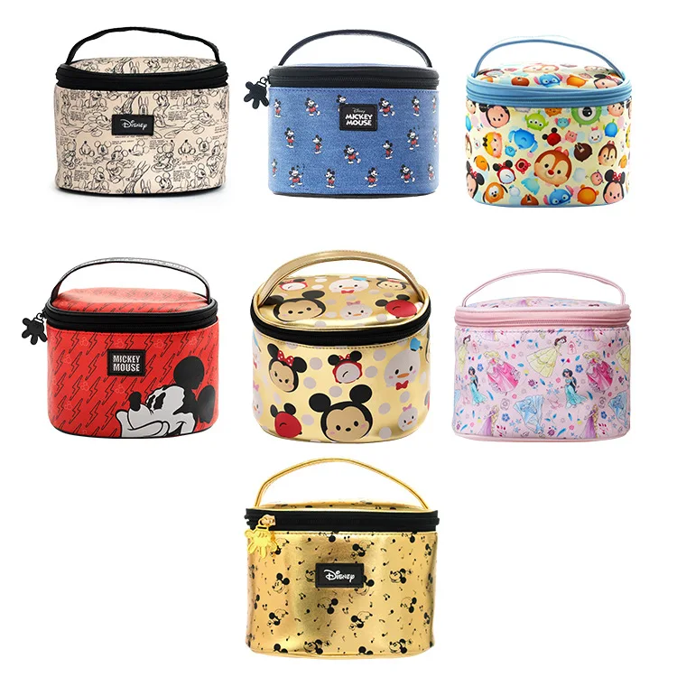 Disney genuine round barrel ladies makeup storage bag portable makeup storage bag large capacity home travel portable bag
Disney genuine round barrel ladies makeup storage bag portable makeup storage bag large capacity home travel portable bag
