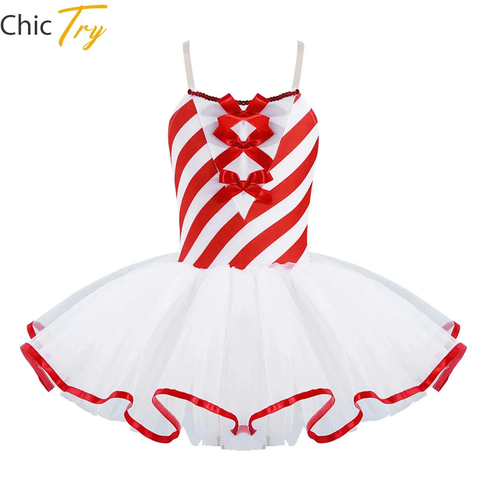 Kids Girls Christmas Dress Stripes Candy Cane Tutu Dress Festival Cosplay Costume Gymnastics Leotard Performance Dance Dress
Kids Girls Christmas Dress Stripes Candy Cane Tutu Dress Festival Cosplay Costume Gymnastics Leotard Performance Dance Dress