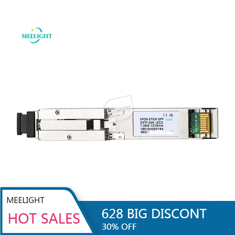 GPON/EPON/XPON MINI ONU Stick SFP module dual-mode SFP module WEB management ID/MAC/SN ONT ZTE
GPON/EPON/XPON MINI ONU Stick SFP module dual-mode SFP module WEB management ID/MAC/SN ONT ZTE