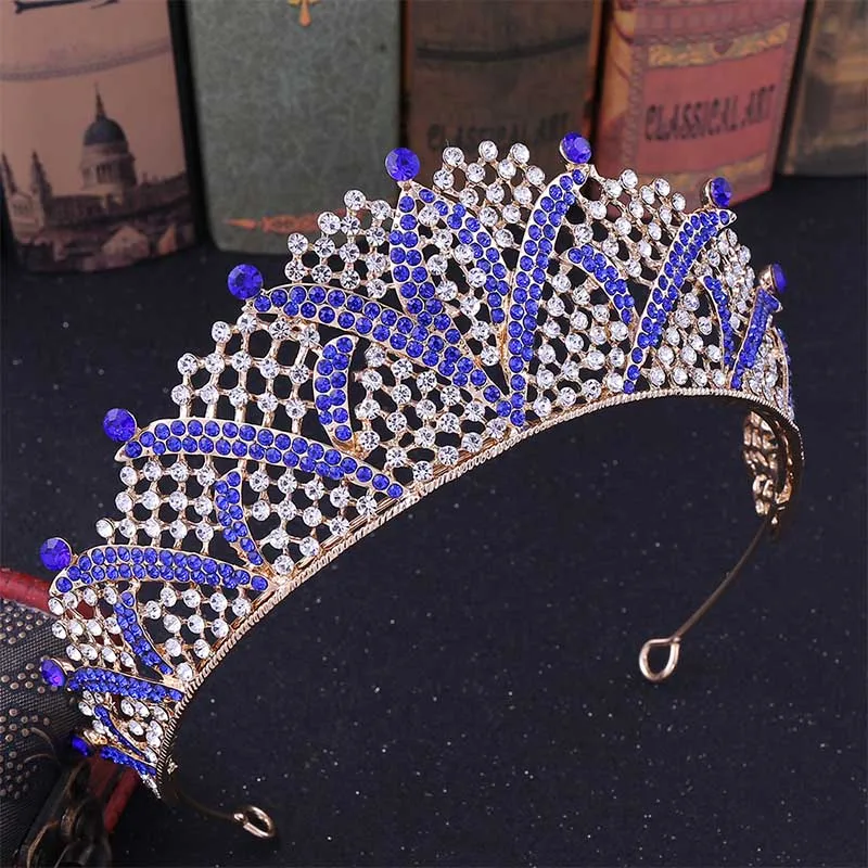 5 Colors Optional Luxurious Crystal Rhinestone Wedding Tiara Headbands Bride Hair Hoop Girl/Women Hair Ornaments
5 Colors Optional Luxurious Crystal Rhinestone Wedding Tiara Headbands Bride Hair Hoop Girl/Women Hair Ornaments