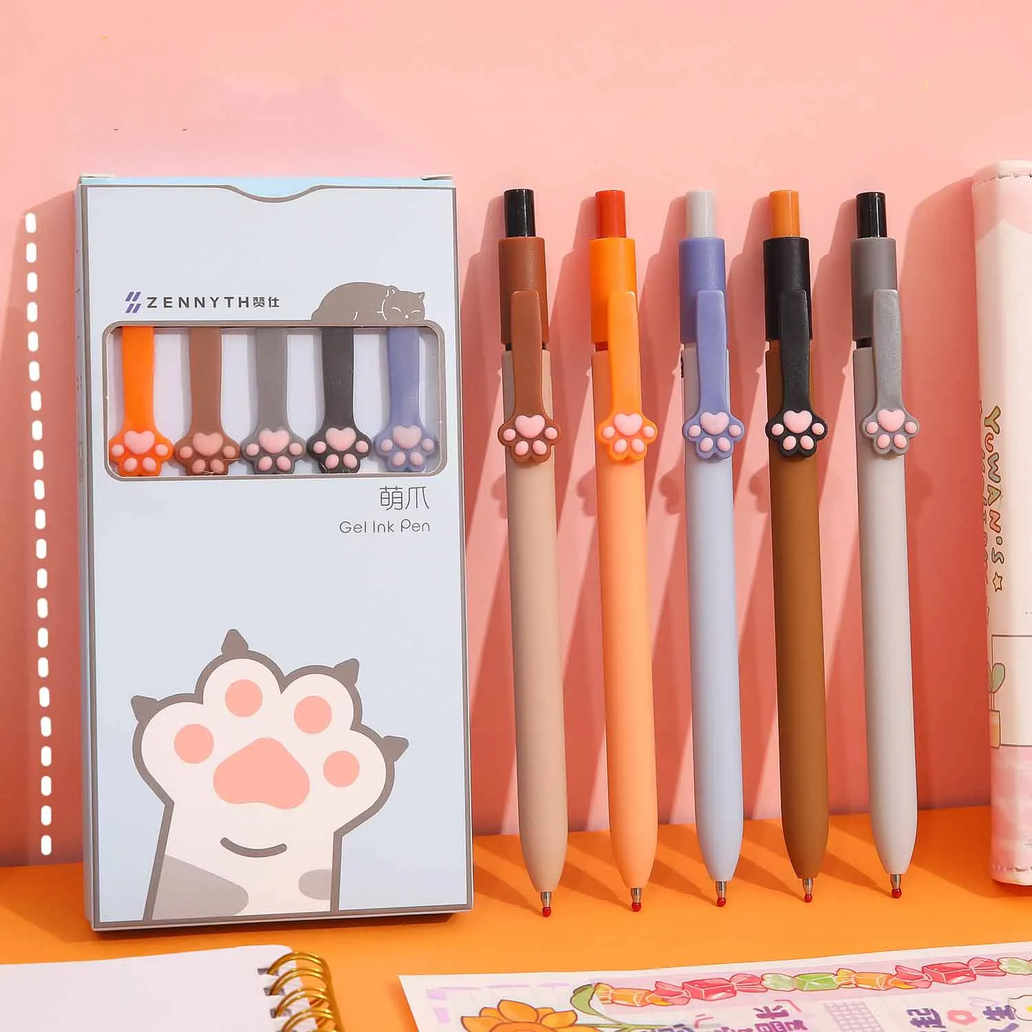 30 pcs/lot Creative Cat Paw Gel Pen Cute 0.5mm Black Ink Pens Gift Stationery Office School Supplies Wholesale
30 pcs/lot Creative Cat Paw Gel Pen Cute 0.5mm Black Ink Pens Gift Stationery Office School Supplies Wholesale
