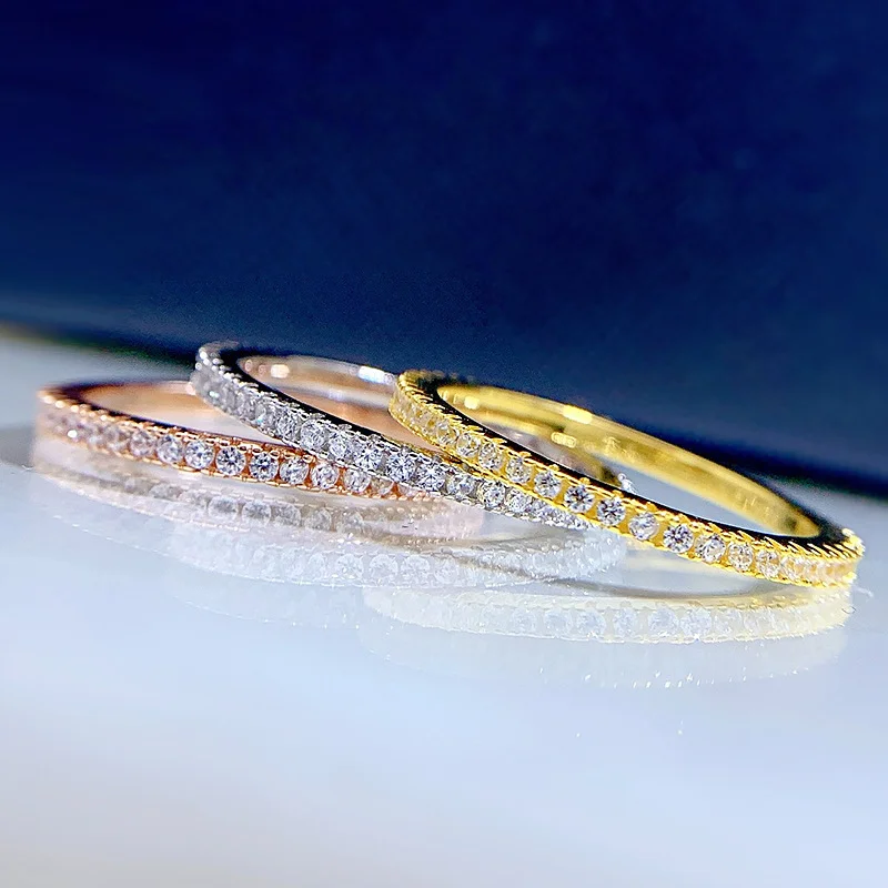 Classic 925 Sterling Silver Eternity ring Simulated Diamond Party Deputy ring Tail ring Wedding Anniversary Ring Jewelry
Classic 925 Sterling Silver Eternity ring Simulated Diamond Party Deputy ring Tail ring Wedding Anniversary Ring Jewelry