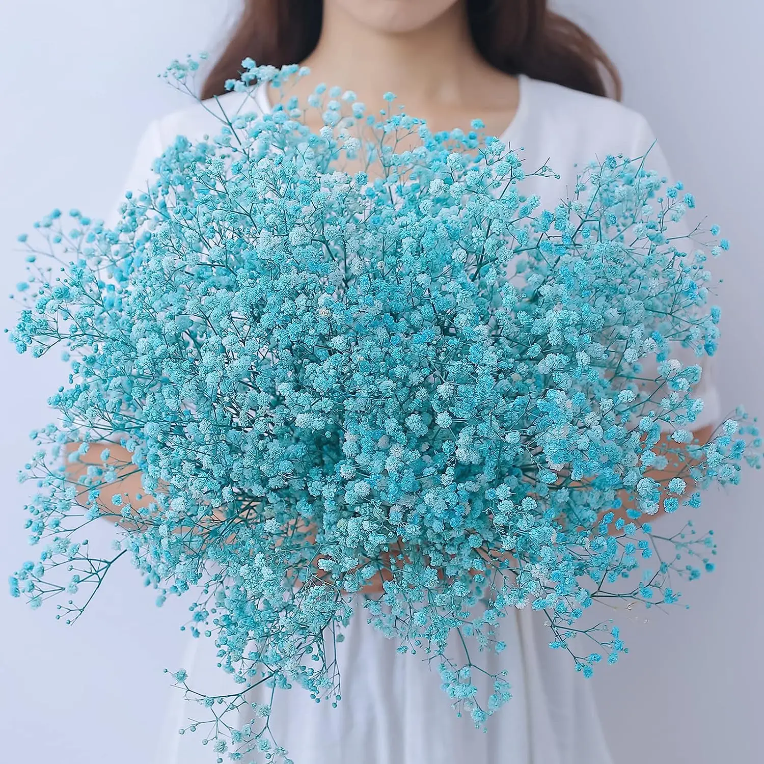 Blue Dried Baby's Breath Bouquet,Over 2000 Flowers - Perfect for Home Decor, Weddings, DIY Floral Projects, and Christmas Decor
Blue Dried Baby's Breath Bouquet,Over 2000 Flowers - Perfect for Home Decor, Weddings, DIY Floral Projects, and Christmas Decor
