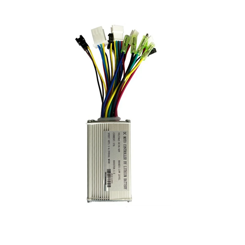Новый контроллер JN17A DC36V/48V 250W 350W, электрический велосипед, электровелосипед, скутер, бесщеточный контроллер с функцией световой линии
Новый контроллер JN17A DC36V/48V 250W 350W, электрический велосипед, электровелосипед, скутер, бесщеточный контроллер с функцией световой линии