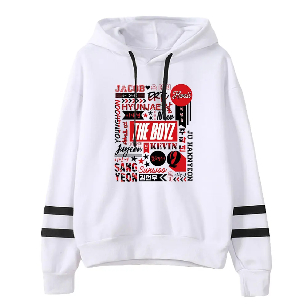 Kpop The Boyz Merch Unisex Pocketless Parallel Bars Sleeves Sweatshirts Men Women Hoodie 2022 Casual Style Clothes
Kpop The Boyz Merch Unisex Pocketless Parallel Bars Sleeves Sweatshirts Men Women Hoodie 2022 Casual Style Clothes