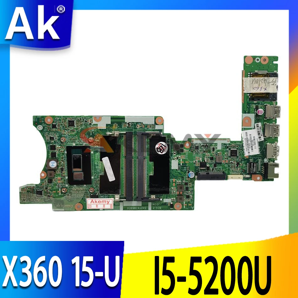 FOR HP Envy X360 15-U Laptop Motherboard W/ SR23Y I5-5200U CPU 782306-001 782306-501 782306-601 DA0Y61MB6E0 DDR3
FOR HP Envy X360 15-U Laptop Motherboard W/ SR23Y I5-5200U CPU 782306-001 782306-501 782306-601 DA0Y61MB6E0 DDR3