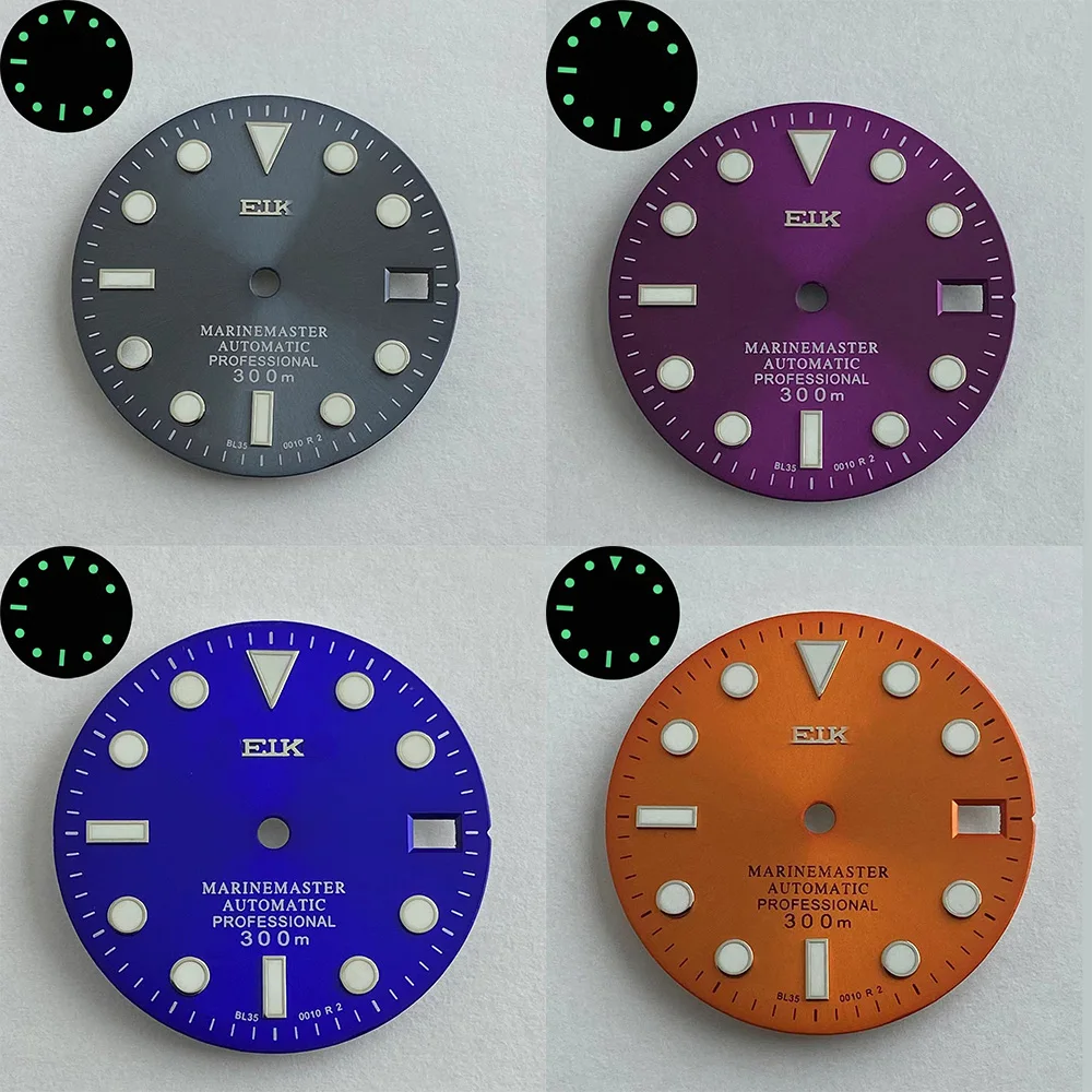 28.5mm NH35 Watch Dial Green Luminous Dial for SKX007 NH35 NH36 Movement Watch S Dial with
28.5mm NH35 Watch Dial Green Luminous Dial for SKX007 NH35 NH36 Movement Watch S Dial with