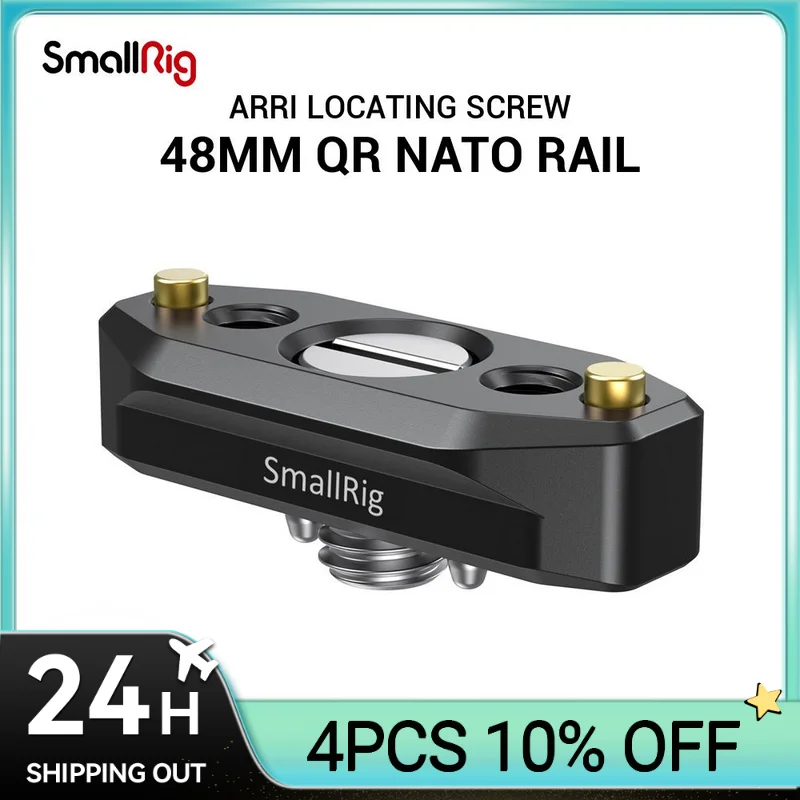 SmallRig DSLR Camer Quick Release Rig NATO Rail with ARRI Locating Screw 48mm/35mm for Microphone Monitor DIY Attachment 2521B
SmallRig DSLR Camer Quick Release Rig NATO Rail with ARRI Locating Screw 48mm/35mm for Microphone Monitor DIY Attachment 2521B