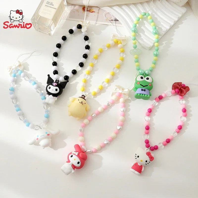Sanrio Kuromi Cinnamoroll телефонный шнурок Hello Kitty телефонная цепочка моя мелодия для