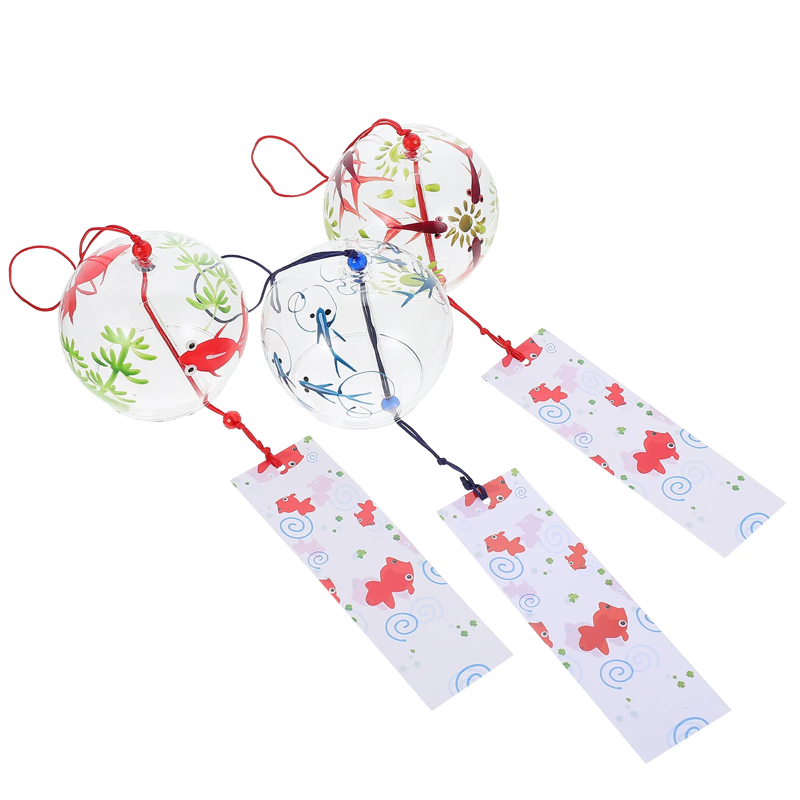 3Pcs Japanese-style Wind Chimes Goldfish Wind Bell Decorations Japanese-style Wind Chimes for Balcony Decor
3Pcs Japanese-style Wind Chimes Goldfish Wind Bell Decorations Japanese-style Wind Chimes for Balcony Decor