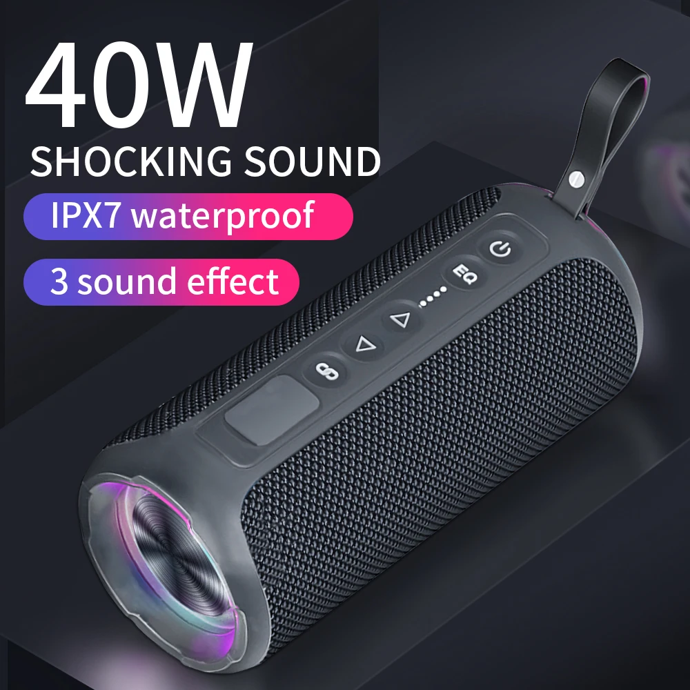 New Luminous 40w Wireless Bluetooth Fabric Speaker Multiple Sound Effects TWS Subwoofer
New Luminous 40w Wireless Bluetooth Fabric Speaker Multiple Sound Effects TWS Subwoofer