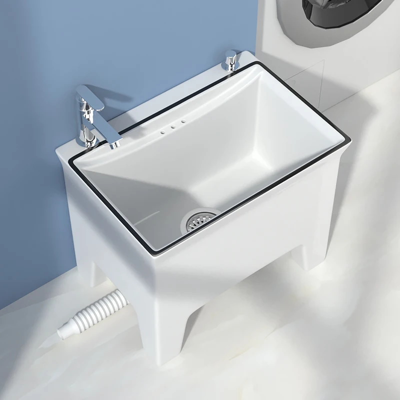 Classic Mop Pool with Faucet Integrated Household High Leg Mop Pool Balcony Wash Floor Mop Bucket Ceramic Inverted Pool
Classic Mop Pool with Faucet Integrated Household High Leg Mop Pool Balcony Wash Floor Mop Bucket Ceramic Inverted Pool