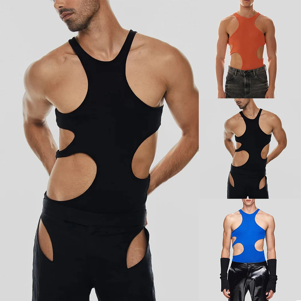 New Men's Vest Knit Hollow Out Sleeveless Sexy Muscle Fitness Female Elastic Tank Tops Slim Fit Party Clubwear Beachwear Shirts
New Men's Vest Knit Hollow Out Sleeveless Sexy Muscle Fitness Female Elastic Tank Tops Slim Fit Party Clubwear Beachwear Shirts