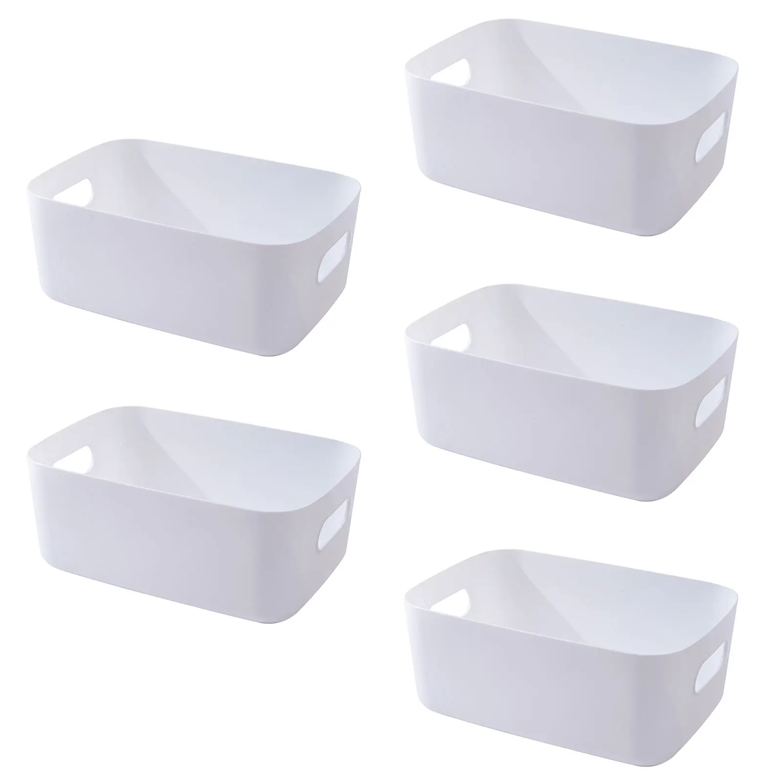 5pcs Multi Colors Lightweight Shelves Kitchen Rectangular For Home Storage Basket Convenient Balcony Office With Handle Bedroom
5pcs Multi Colors Lightweight Shelves Kitchen Rectangular For Home Storage Basket Convenient Balcony Office With Handle Bedroom