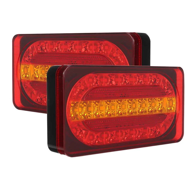 2Pcs 12V Car Truck Tail Light Taillight Rear Brake Light Signal Lamp Indicator for Camper Trailer Lorry Bus Caravans
2Pcs 12V Car Truck Tail Light Taillight Rear Brake Light Signal Lamp Indicator for Camper Trailer Lorry Bus Caravans