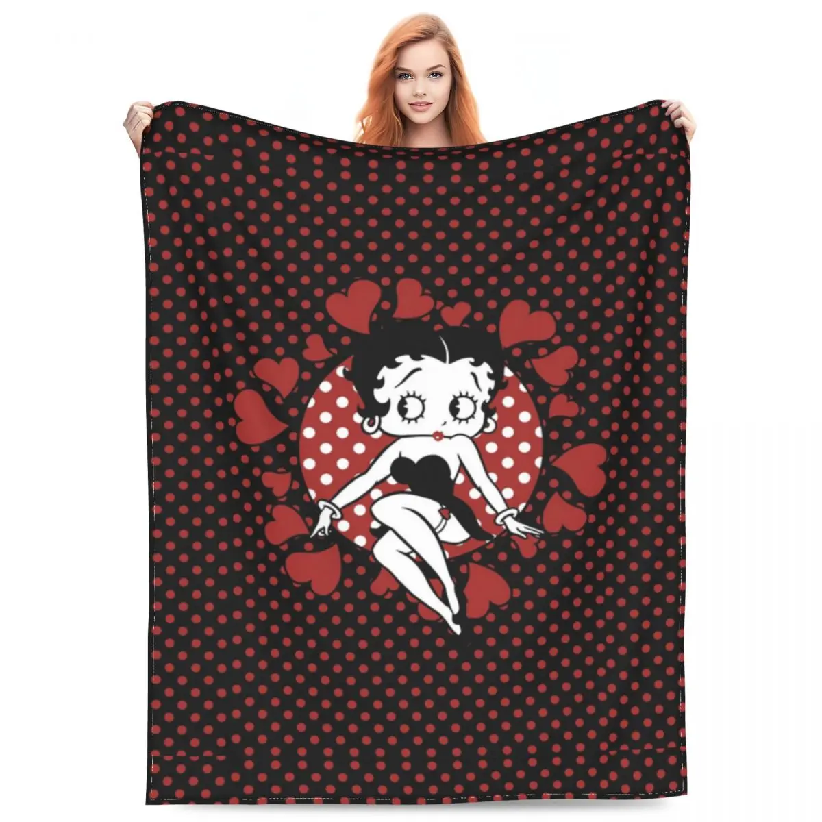 Bettys Love Mrs Boop одеяло, Фланелевое украшение, расслабляющее супер мягкое покрывало для кровати, путешествий, покрывала
Bettys Love Mrs Boop одеяло, Фланелевое украшение, расслабляющее супер мягкое покрывало для кровати, путешествий, покрывала