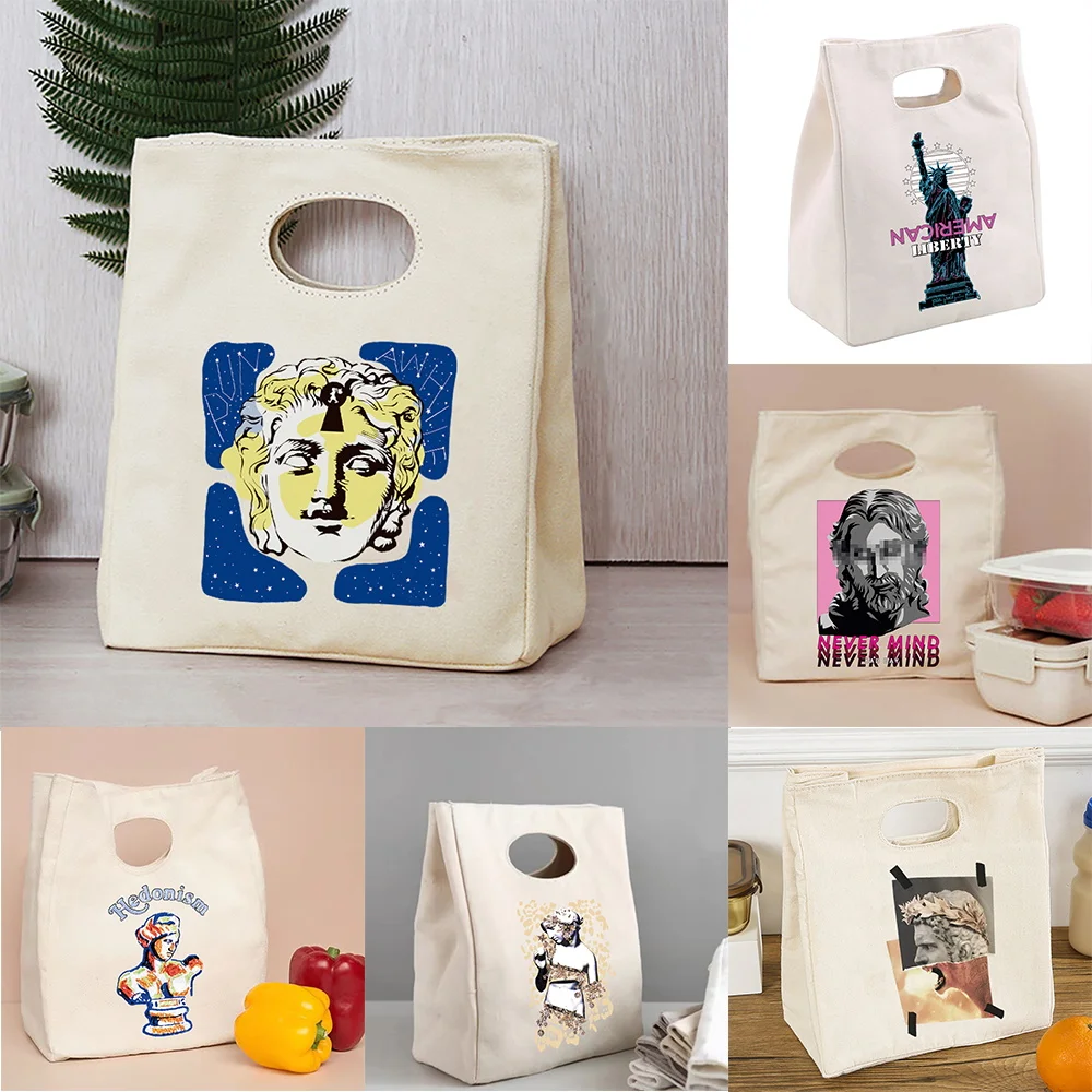 Женский Ланч-бокс, Ланч-бокс, контейнер для столовой, изолированный термальный Бенто-мешок, скульптурная серия, холодильник для еды, тоут, хо... 
Женский Ланч-бокс, Ланч-бокс, контейнер для столовой, изолированный термальный Бенто-мешок, скульптурная серия, холодильник для еды, тоут, хо...