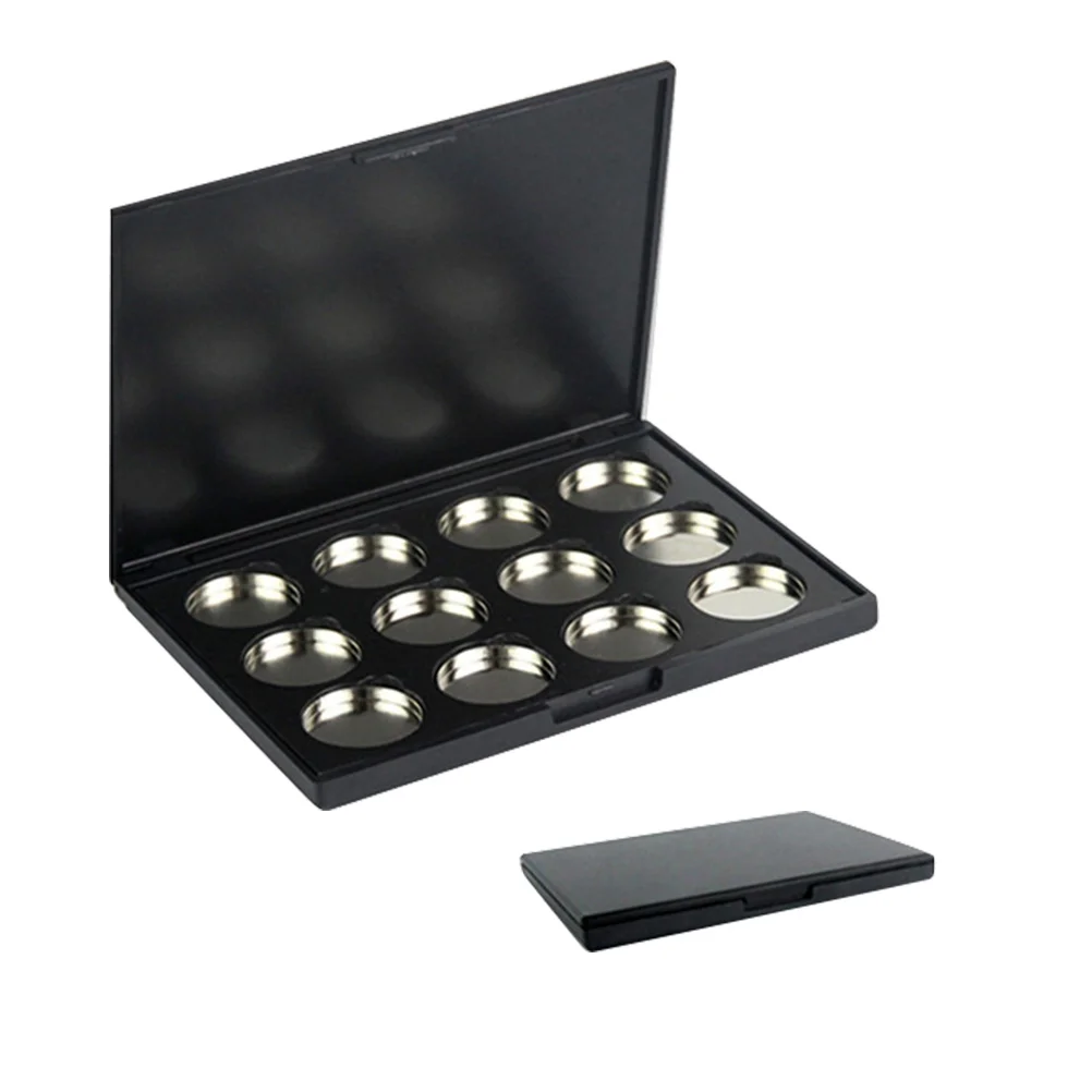 1PC 12 Holes Magnetic Cosmetics Case Makeup Creative DIY Eyeshadow Oragnizer for Blush Powder Foundation (Black)
1PC 12 Holes Magnetic Cosmetics Case Makeup Creative DIY Eyeshadow Oragnizer for Blush Powder Foundation (Black)