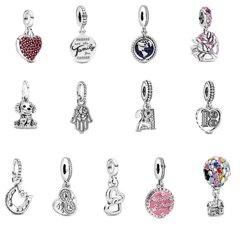 MC Fit Original Pandora Charms Bracelet DIY Women Silver Color Jewelry Accessories NumbersL ove Hot Air Balloon DIY Pendant Bead
MC Fit Original Pandora Charms Bracelet DIY Women Silver Color Jewelry Accessories NumbersL ove Hot Air Balloon DIY Pendant Bead