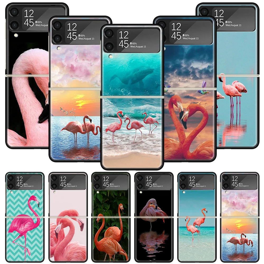Чехол для телефона с изображением животных, фламинго для Samsung Galaxy Z Flip3, флип-чехол, черный Жесткий Чехол Z Flip 3 4, роскошный чехол из поликарбон...
Чехол для телефона с изображением животных, фламинго для Samsung Galaxy Z Flip3, флип-чехол, черный Жесткий Чехол Z Flip 3 4, роскошный чехол из поликарбон...