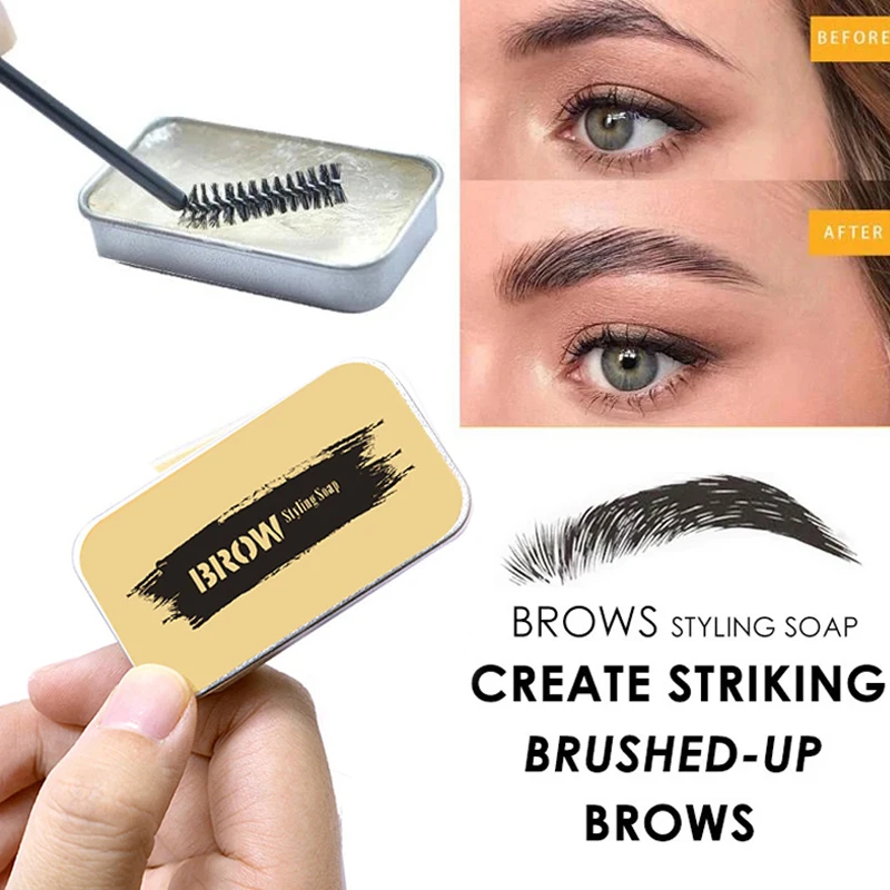 Sdotter Eyebrow Styling Soap Waterproof Wild Eyebrow Wax Lasting Moulding Natural Eyebrow Contour Makeup Soap Beauty Accessories
Sdotter Eyebrow Styling Soap Waterproof Wild Eyebrow Wax Lasting Moulding Natural Eyebrow Contour Makeup Soap Beauty Accessories