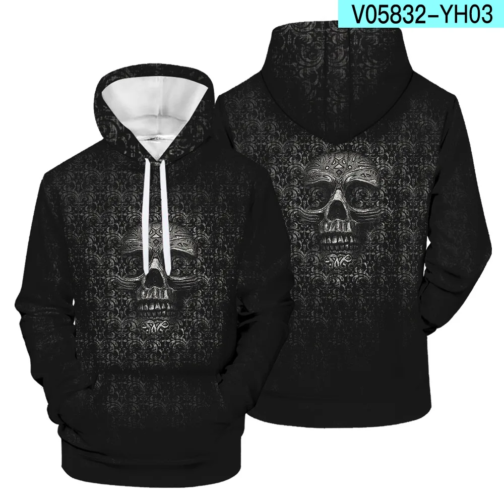 2022 New 3D Digital Printed Skull Sweater in Autumn and Winter Creative Leisure Trend Men's 3D Sweater Series Hoodies Women
2022 New 3D Digital Printed Skull Sweater in Autumn and Winter Creative Leisure Trend Men's 3D Sweater Series Hoodies Women
