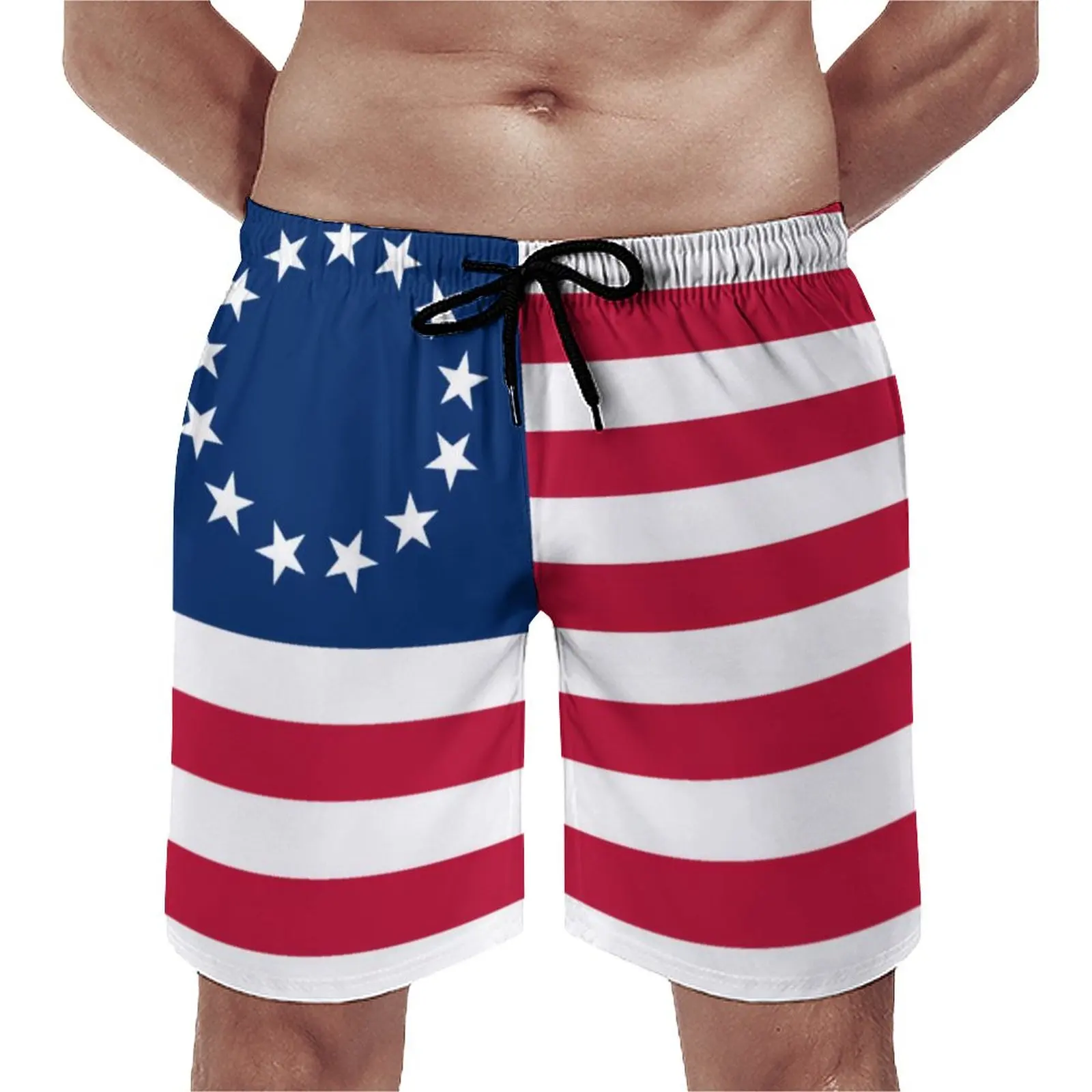 American Flag Board Shorts Betsy Ross 13 Stars And Stripes Comfortable Beach Short Pants Men Printing Plus Size Swimming Trunks
American Flag Board Shorts Betsy Ross 13 Stars And Stripes Comfortable Beach Short Pants Men Printing Plus Size Swimming Trunks