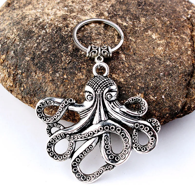 New Vintage Fashion Man Keychain DIY Metal Holder Chain Vintage Octopus Pendant Gift Man Car Key Ring Accessory
New Vintage Fashion Man Keychain DIY Metal Holder Chain Vintage Octopus Pendant Gift Man Car Key Ring Accessory