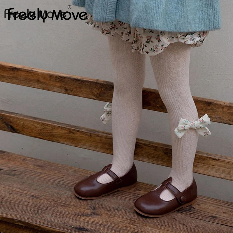 Freely Move Pantyhose Girls Tights Floral Print Bow Pattern Girl Pants Cotton Winter Stockings Trousers Autumn Spring Tights
Freely Move Pantyhose Girls Tights Floral Print Bow Pattern Girl Pants Cotton Winter Stockings Trousers Autumn Spring Tights