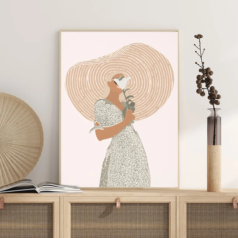 Boho Wall Decor Above Bed Art Terracotta Minimalist Drawing Art Painting Abstract Woman Portrait Home Decor Poster Canvas Print
Boho Wall Decor Above Bed Art Terracotta Minimalist Drawing Art Painting Abstract Woman Portrait Home Decor Poster Canvas Print