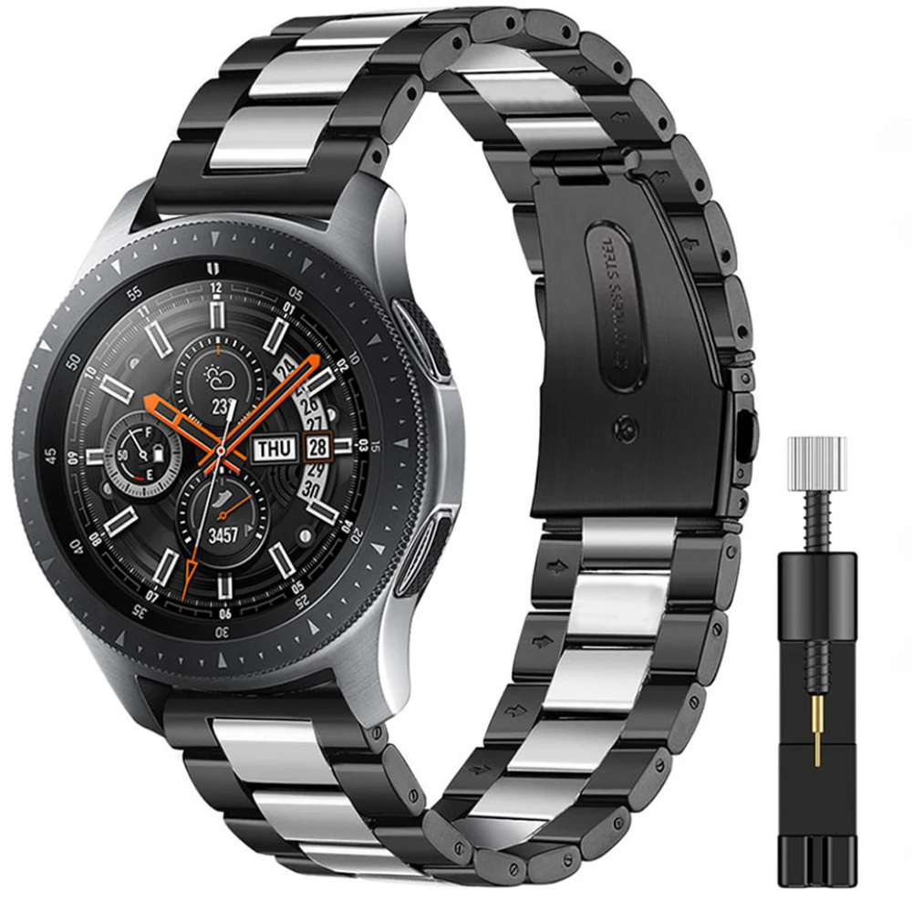 22mm 20mm Metal Strap for Samsung Galaxy Watch Gear S3/Active 2/3/4/5/Huawei Watch 3/GT2 Bracelet Wristband for Amazfit GTR Band
22mm 20mm Metal Strap for Samsung Galaxy Watch Gear S3/Active 2/3/4/5/Huawei Watch 3/GT2 Bracelet Wristband for Amazfit GTR Band