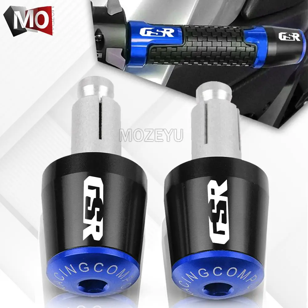 

For suzuki GSR400 GSR750 GSR600 GSR250 7/8" 22mm GSR 400 600 750 250 S/F Motorcycle Handlebar Grips Ends Handle Bar Cap End Plug